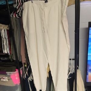 GAP  White Linen Pants